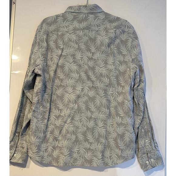 Banana Republic Untucked Fit Cotton Tropical Gauze Shirt Size Large Button Up - Picture 8 of 8